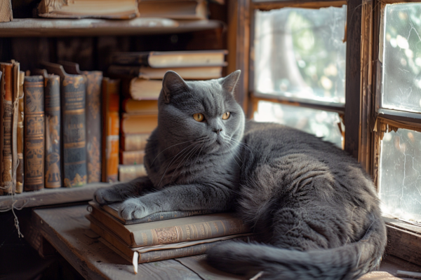 Le chat gris de race : mystères et légendes