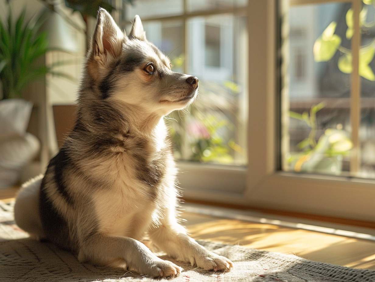 husky  alaskan klee kai