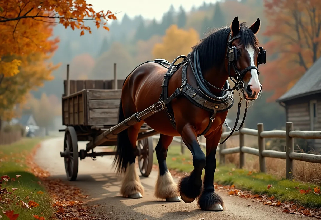 chevaux de trait