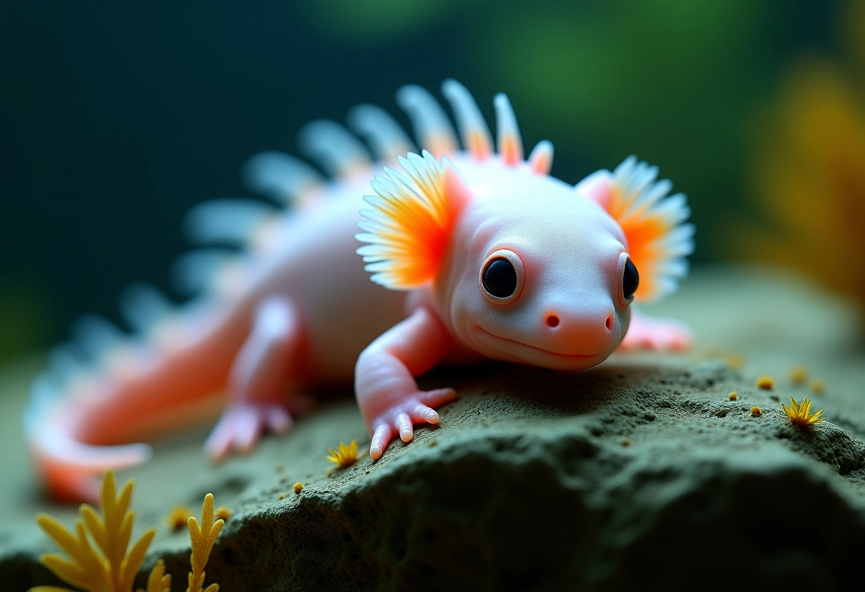 bébé axolotl