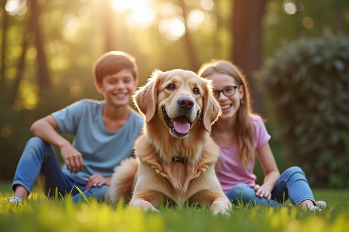 chien famille