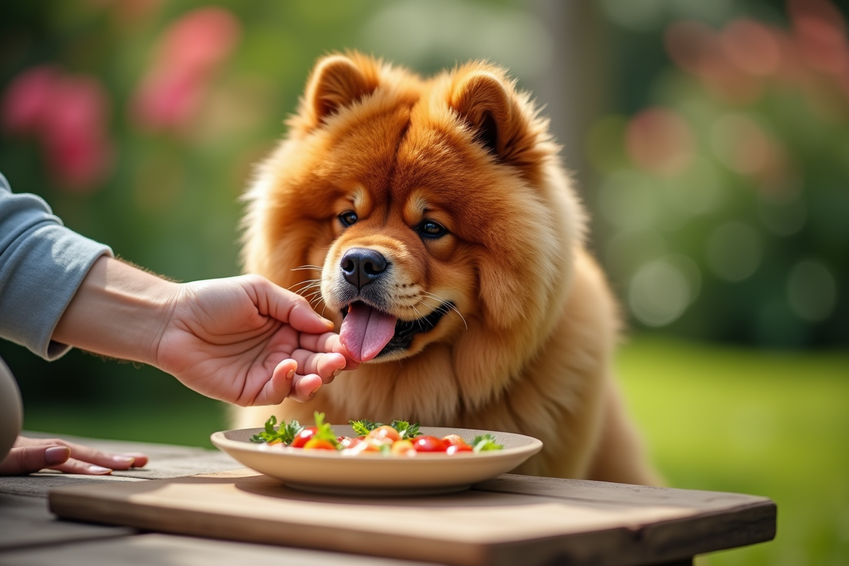 chow-chow nourriture