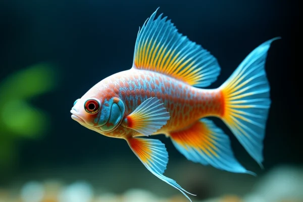 Les variétés chatoyantes du poisson Endler : un arc-en-ciel aquatique