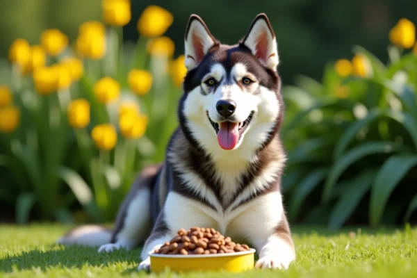 Husky croisé Malinois : alimentation et soins spécifiques