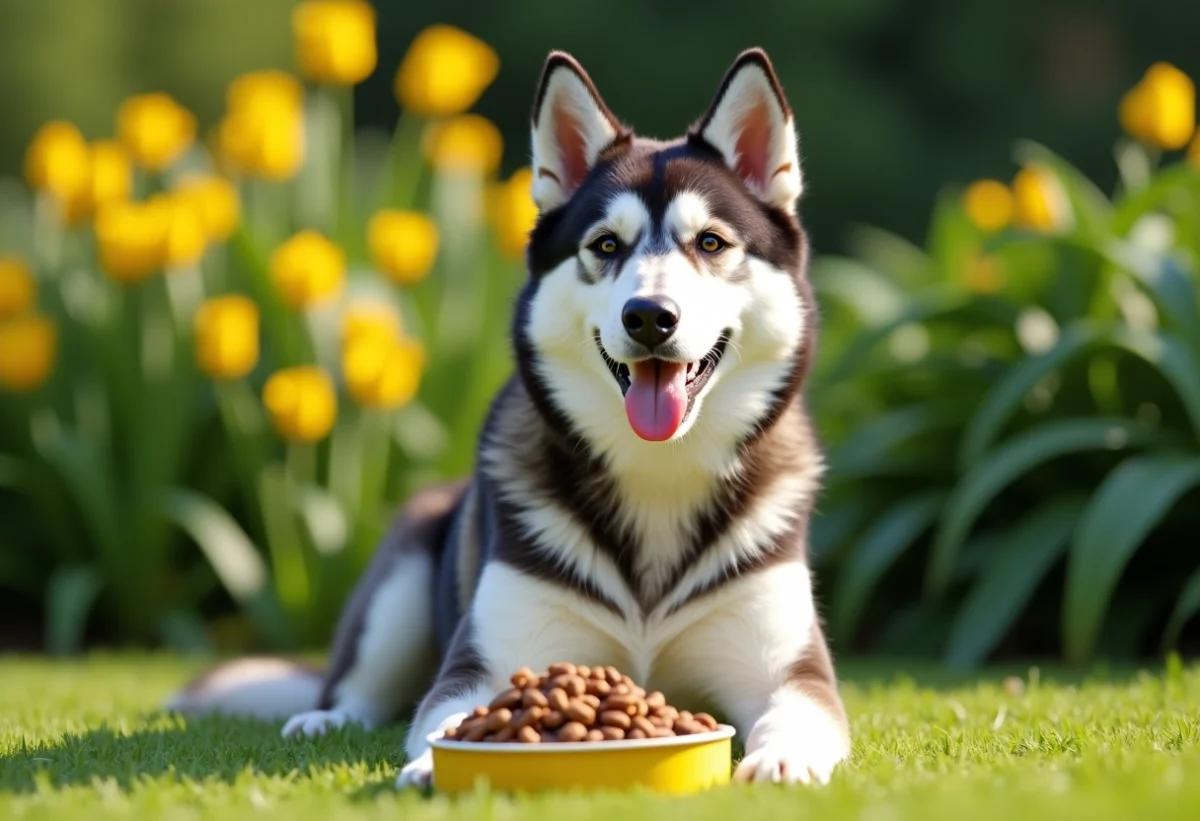 Husky croisé Malinois : alimentation et soins spécifiques